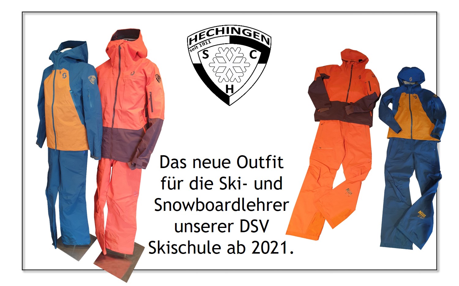 2021 neue Anzüge Skischule